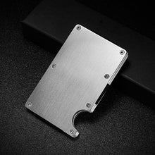 Load image into Gallery viewer, Metal Mini Anti-thief Wallet