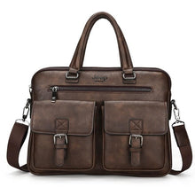 Load image into Gallery viewer, Men Split Leather Handbag