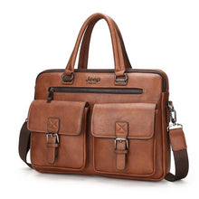 Load image into Gallery viewer, Men Split Leather Handbag