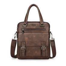 Load image into Gallery viewer, Men Split Leather Handbag