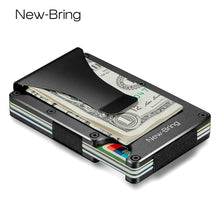Load image into Gallery viewer, Metal Mini Anti-thief Wallet