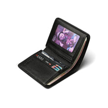 Load image into Gallery viewer, Genuine Leather Mini Wallet