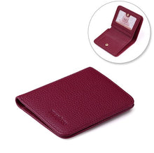 Load image into Gallery viewer, Genuine Leather Mini Wallet